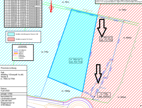                                         Terrain à bâtir à vendre à Overpelt, € 1.491.750
